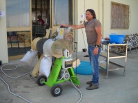 Fase di trebbiatura Fase di trebbiatura